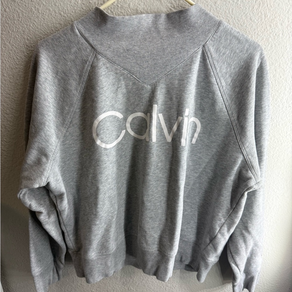 Calvin Klein Performance Heather Gray Pullover